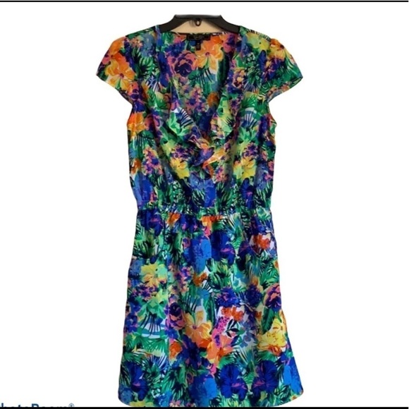 Jessica Simpson Women Ellington Floral Print Dress Size M - Picture 1 of 13